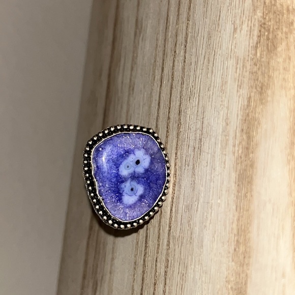 Solar Quartz Genuine 925 Ring, NWT - Picture 9 of 10